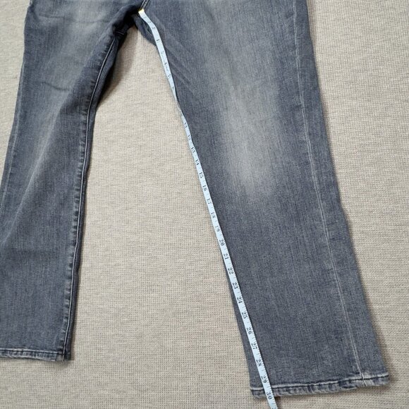 Lee Performance Mens Blue Denim Jeans Extreme Motion Straight Tapered Leg 40X30 - Picture 9 of 11